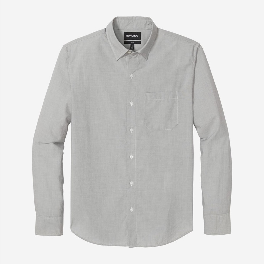 Bonobos gray washed button down shirt